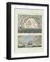 Icebergs and Icefields-null-Framed Giclee Print