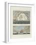 Icebergs and Icefields-null-Framed Giclee Print