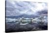 Icebergs and Pieces of Ice in Greenland-Françoise Gaujour-Stretched Canvas