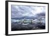 Icebergs and Pieces of Ice in Greenland-Françoise Gaujour-Framed Photographic Print