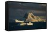 Icebergs, Antarctica-Art Wolfe-Framed Stretched Canvas