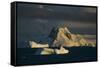 Icebergs, Antarctica-Art Wolfe-Framed Stretched Canvas