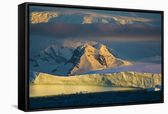 Icebergs, Antarctica-Art Wolfe-Framed Stretched Canvas