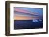 Icebergs at Dusk, Qeqertarsuaq, Disko Bay, Greenland, August 2009-Jensen-Framed Photographic Print