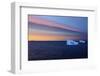 Icebergs at Dusk, Qeqertarsuaq, Disko Bay, Greenland, August 2009-Jensen-Framed Photographic Print