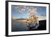 Icebergs at Sunset on Jokulsa Beach, on the Edge of the Vatnajokull National Park, South Iceland-Lee Frost-Framed Photographic Print