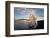 Icebergs at Sunset on Jokulsa Beach, on the Edge of the Vatnajokull National Park, South Iceland-Lee Frost-Framed Photographic Print