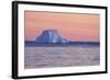 Icebergs at Sunset-null-Framed Photographic Print