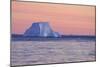 Icebergs at Sunset-null-Mounted Photographic Print