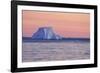 Icebergs at Sunset-null-Framed Photographic Print