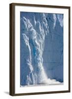 Icebergs Calving from Equip Sermia Glacier-Paul Souders-Framed Photographic Print