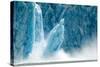 Icebergs Calving from Glacier, Alaska-null-Stretched Canvas