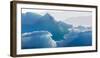 Icebergs drifting in the fjords of southern Greenland, Denmark-Martin Zwick-Framed Photographic Print