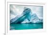 Icebergs Floating. Ices and Icebergs. Glacier-Oprea George-Framed Photographic Print