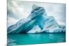 Icebergs Floating. Ices and Icebergs. Glacier-Oprea George-Mounted Photographic Print