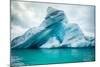 Icebergs Floating. Ices and Icebergs. Glacier-Oprea George-Mounted Photographic Print