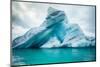 Icebergs Floating. Ices and Icebergs. Glacier-Oprea George-Mounted Photographic Print