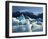 Icebergs Floating in Alsek Lake. Glacier Bay National Park, Ak.-Justin Bailie-Framed Photographic Print