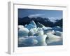 Icebergs Floating in Alsek Lake. Glacier Bay National Park, Ak.-Justin Bailie-Framed Photographic Print