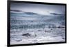 Icebergs Floating in the Glacier Lagoon Beneath Breidamerkurjokull Glacier, Jokulsarlon-Andrew Sproule-Framed Photographic Print