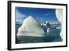 Icebergs floating near Enterprise Island in Wilhelmina Bay, Antarctica-Paul Souders-Framed Photographic Print