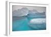 Icebergs Floating on Antarctic Peninsula., 2022 (Photo)-Sisse Brimberg-Framed Giclee Print