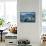 Icebergs flowing into the ocean, Iceland-Mateusz Piesiak-Framed Stretched Canvas displayed on a wall
