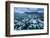 Icebergs flowing into the ocean, Iceland-Mateusz Piesiak-Framed Photographic Print