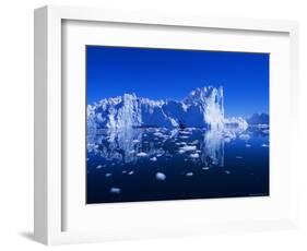 Icebergs from the Icefjord, Ilulissat, Disko Bay, Greenland, Polar Regions-Robert Harding-Framed Photographic Print