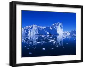 Icebergs from the Icefjord, Ilulissat, Disko Bay, Greenland, Polar Regions-Robert Harding-Framed Photographic Print