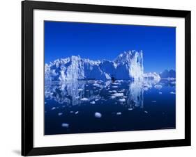 Icebergs from the Icefjord, Ilulissat, Disko Bay, Greenland, Polar Regions-Robert Harding-Framed Photographic Print