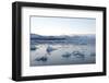 Icebergs, Glacier Lagoon Jškulsarlon, South Iceland-Julia Wellner-Framed Photographic Print