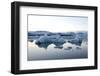 Icebergs, Glacier Lagoon Jškulsarlon, South Iceland-Julia Wellner-Framed Photographic Print