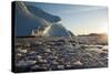 Icebergs in Disko Bay in Greenland-Paul Souders-Stretched Canvas