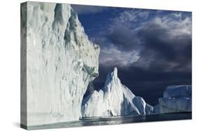 Icebergs in Disko Bay in Greenland-null-Stretched Canvas