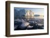 Icebergs in Disko Bay in Greenland-Paul Souders-Framed Photographic Print