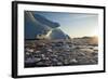 Icebergs in Disko Bay in Greenland-Paul Souders-Framed Photographic Print