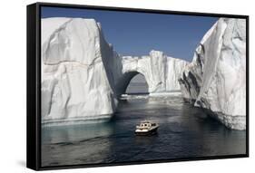 Icebergs in Disko Bay-Gabrielle and Michel Therin-Weise-Framed Stretched Canvas