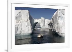 Icebergs in Disko Bay-Gabrielle and Michel Therin-Weise-Framed Photographic Print