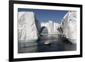 Icebergs in Disko Bay-Gabrielle and Michel Therin-Weise-Framed Photographic Print