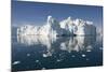 Icebergs in Disko Bay-Gabrielle and Michel Therin-Weise-Mounted Photographic Print