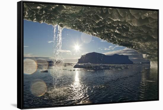 Icebergs in Disko Bay-null-Framed Stretched Canvas