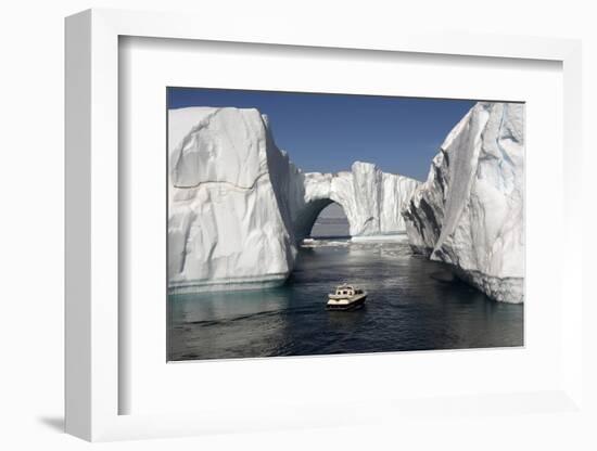 Icebergs in Disko Bay-Gabrielle and Michel Therin-Weise-Framed Photographic Print