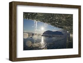 Icebergs in Disko Bay-null-Framed Photographic Print