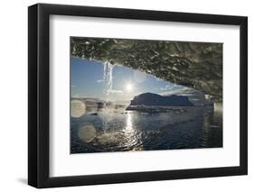 Icebergs in Disko Bay-null-Framed Photographic Print