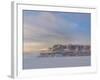 Icebergs in front of Storen Island, Uummannaq fjord system during winter. Greenland-Martin Zwick-Framed Photographic Print