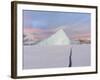 Icebergs in front of Storen Island, Uummannaq fjord system during winter. Greenland-Martin Zwick-Framed Photographic Print