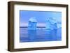 Icebergs in Front of the Fishing Town Ilulissat in Greenland-Lee Jorgensen-Framed Photographic Print