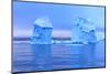 Icebergs in Front of the Fishing Town Ilulissat in Greenland-Lee Jorgensen-Mounted Photographic Print