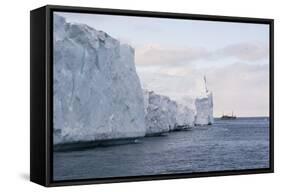 Icebergs in Ilulissat Icefjord, Greenland, Denmark, Polar Regions-Sergio Pitamitz-Framed Stretched Canvas